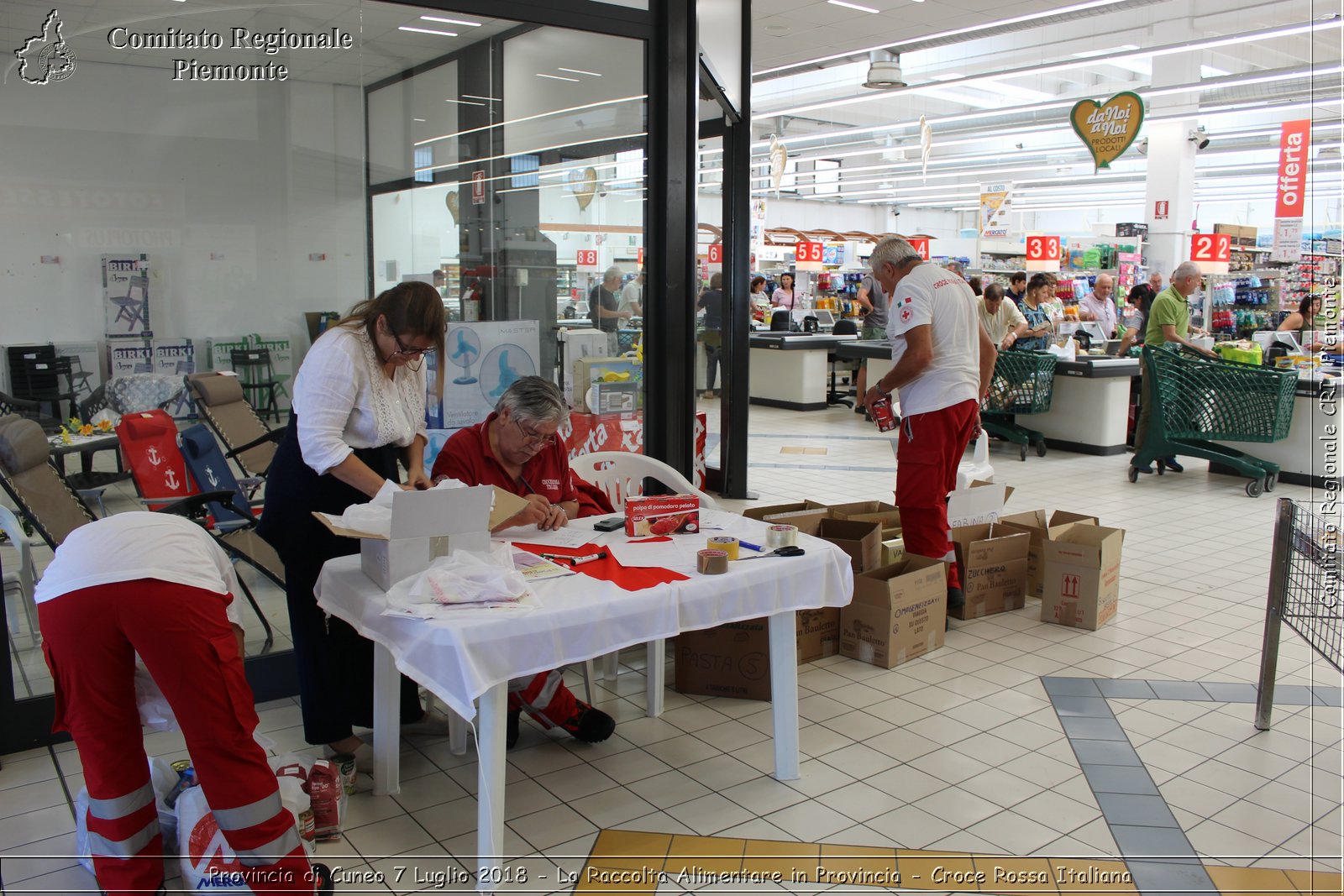 Provincia di Cuneo 7 Luglio 2018 - La Raccolta Alimentare in Provincia - Croce Rossa Italiana- Comitato Regionale del Piemonte