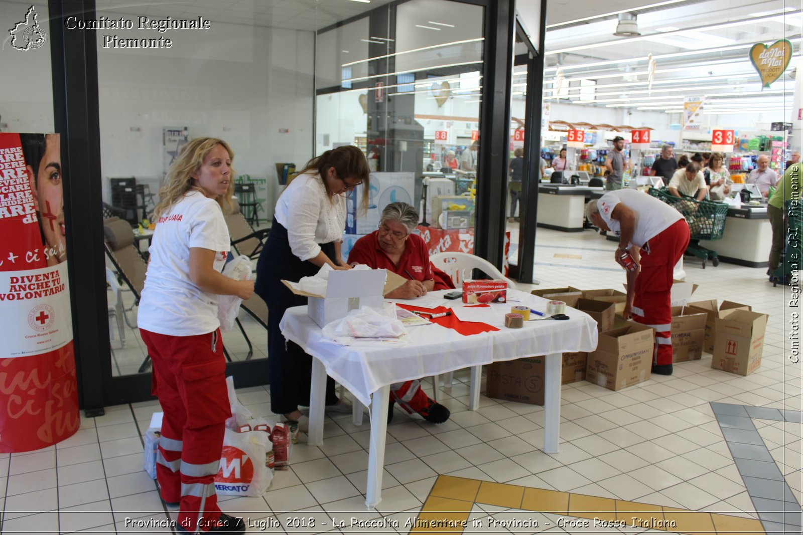 Provincia di Cuneo 7 Luglio 2018 - La Raccolta Alimentare in Provincia - Croce Rossa Italiana- Comitato Regionale del Piemonte