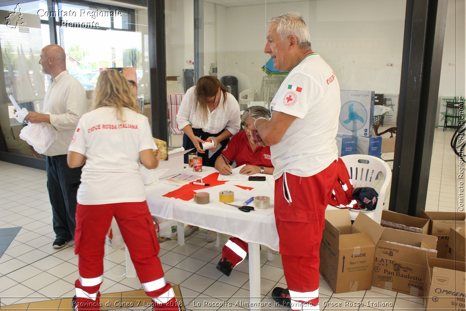 Provincia di Cuneo 7 Luglio 2018 - La Raccolta Alimentare in Provincia - Croce Rossa Italiana- Comitato Regionale del Piemonte