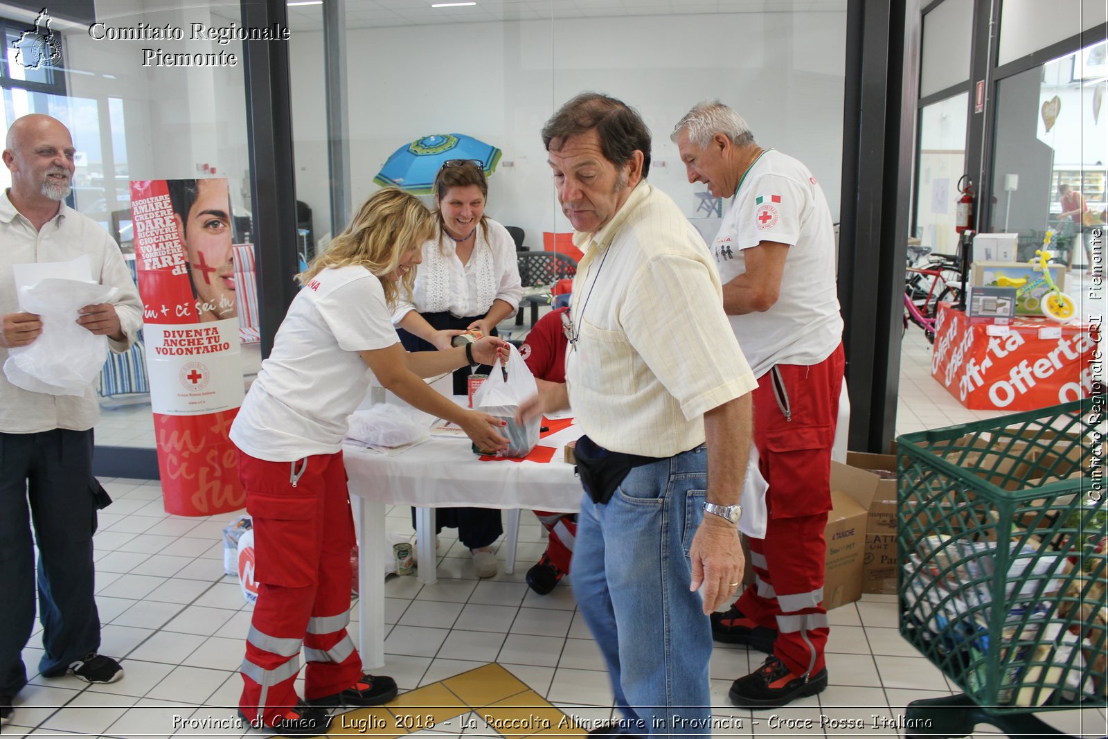 Provincia di Cuneo 7 Luglio 2018 - La Raccolta Alimentare in Provincia - Croce Rossa Italiana- Comitato Regionale del Piemonte