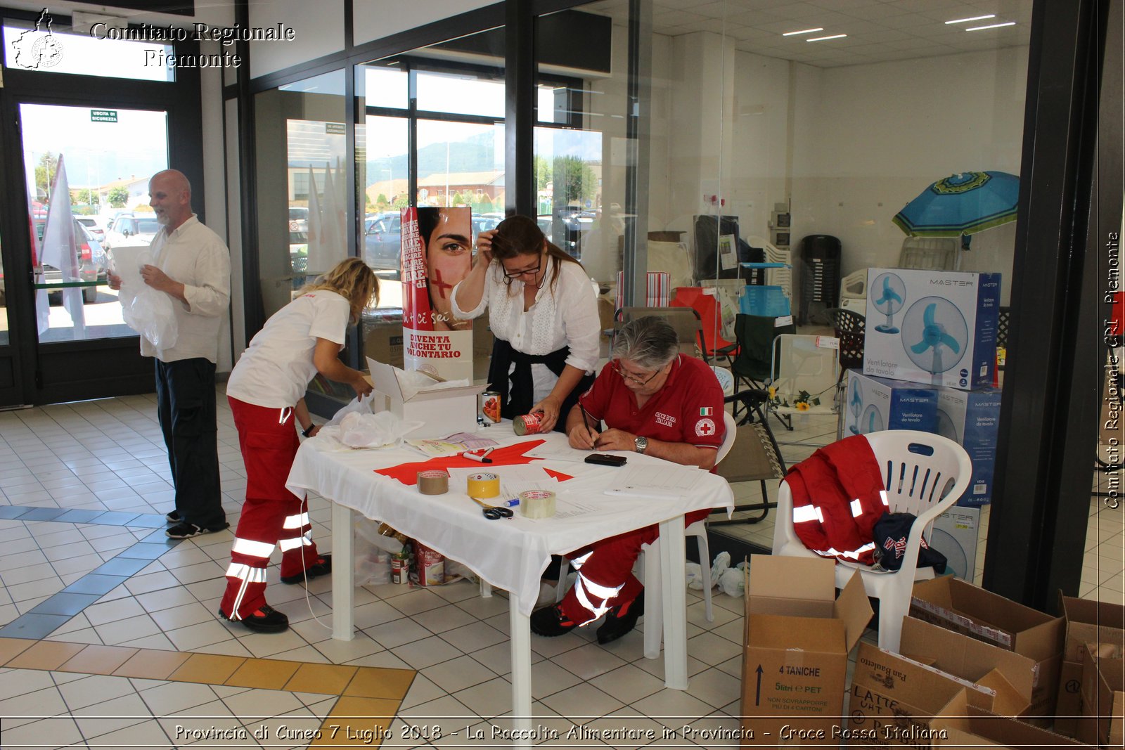 Provincia di Cuneo 7 Luglio 2018 - La Raccolta Alimentare in Provincia - Croce Rossa Italiana- Comitato Regionale del Piemonte