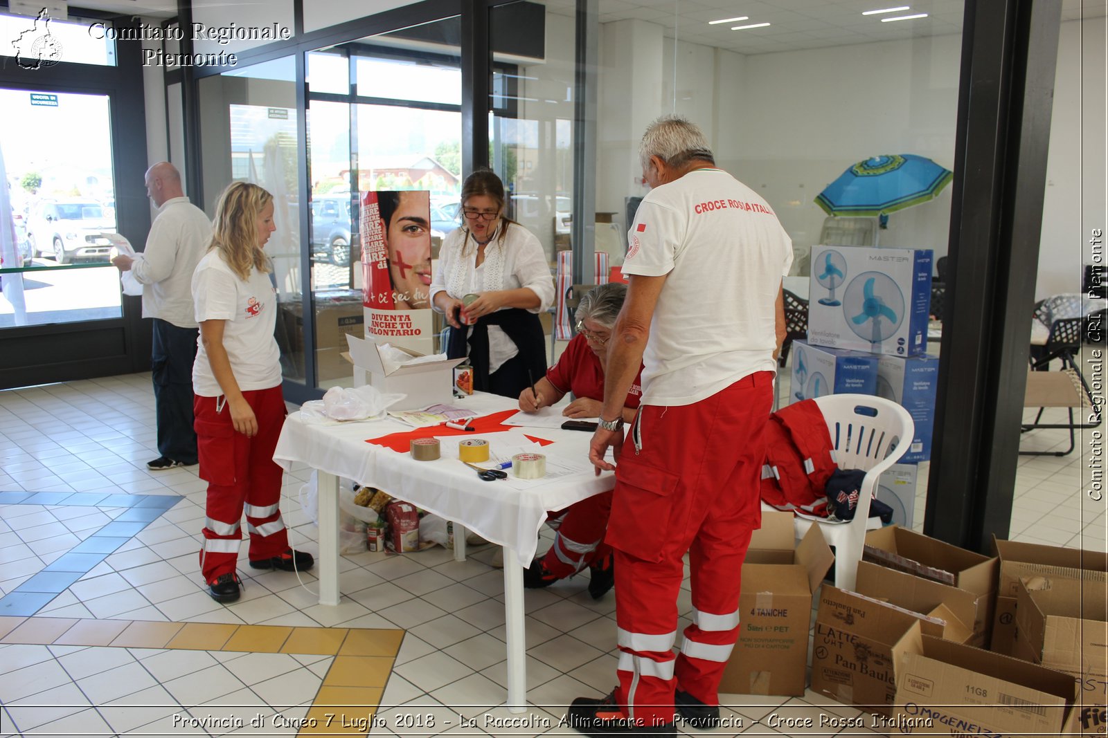 Provincia di Cuneo 7 Luglio 2018 - La Raccolta Alimentare in Provincia - Croce Rossa Italiana- Comitato Regionale del Piemonte